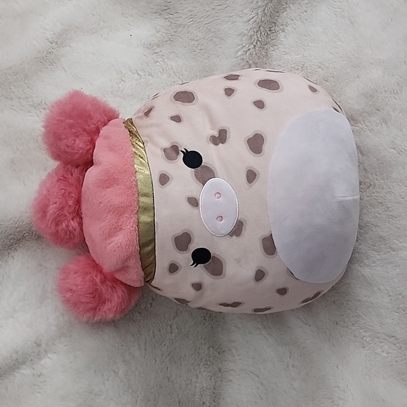 KellyToy Squishmallow Squish-Doo AQUITAINE Spotted Pig Plush - Picture 1 of 5